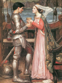 Tristram And Isolde By John Waterhouse Fine Art Print