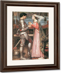 Tristram And Isolde By John Waterhouse Fine Art Print