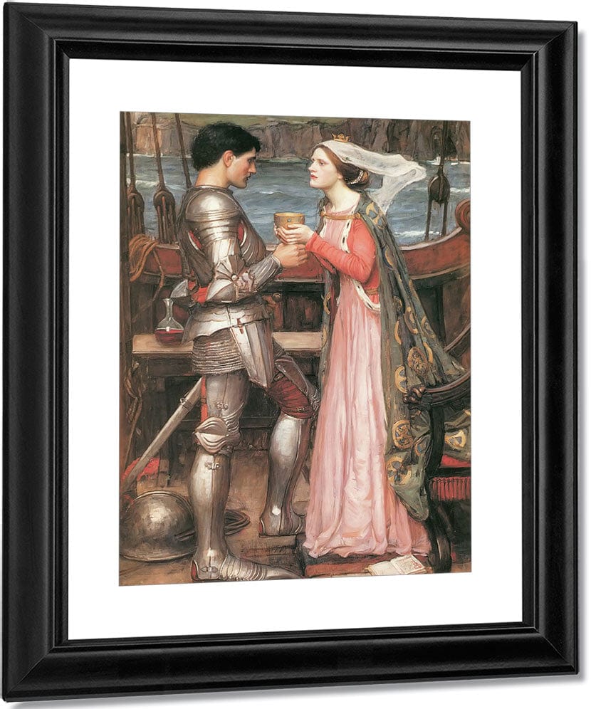Tristram And Isolde By John Waterhouse Fine Art Print