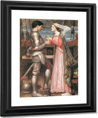 Tristram And Isolde By John Waterhouse Fine Art Print