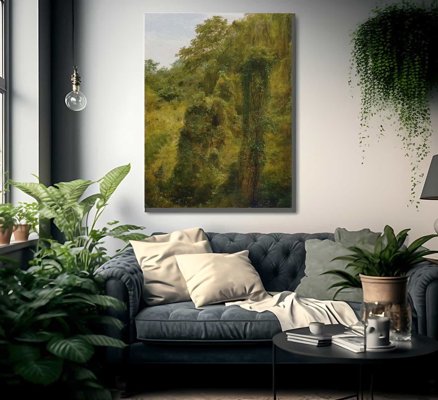Tropical Vines And Trees Jamaica By Frederic Edwin Church Fine Art Print