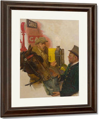 Trouble At The Garage By Leslie Thrasher Fine Art Print