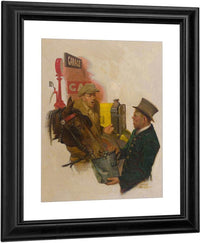 Trouble At The Garage By Leslie Thrasher Fine Art Print