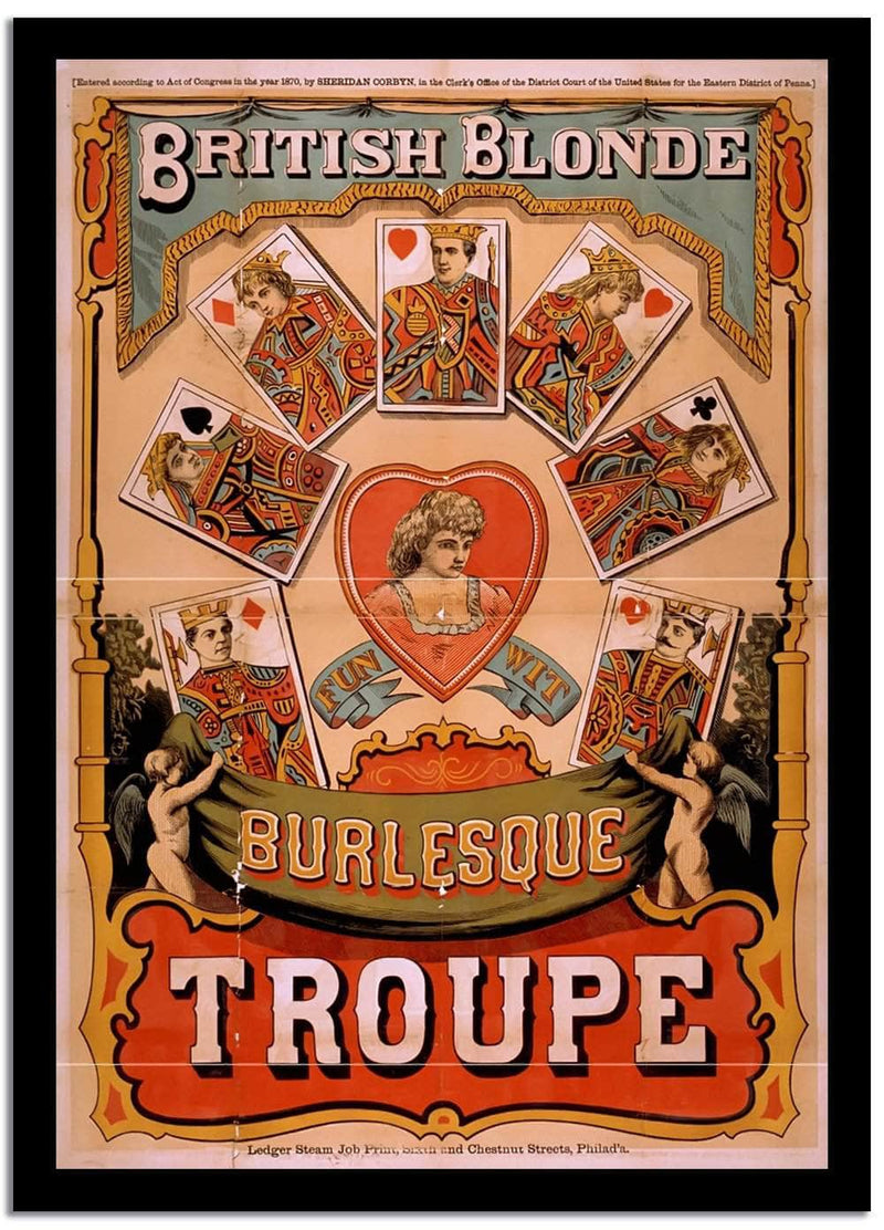 Troupe  Vintage Poster Fine Art Print