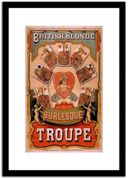 Troupe  Vintage Poster Fine Art Print