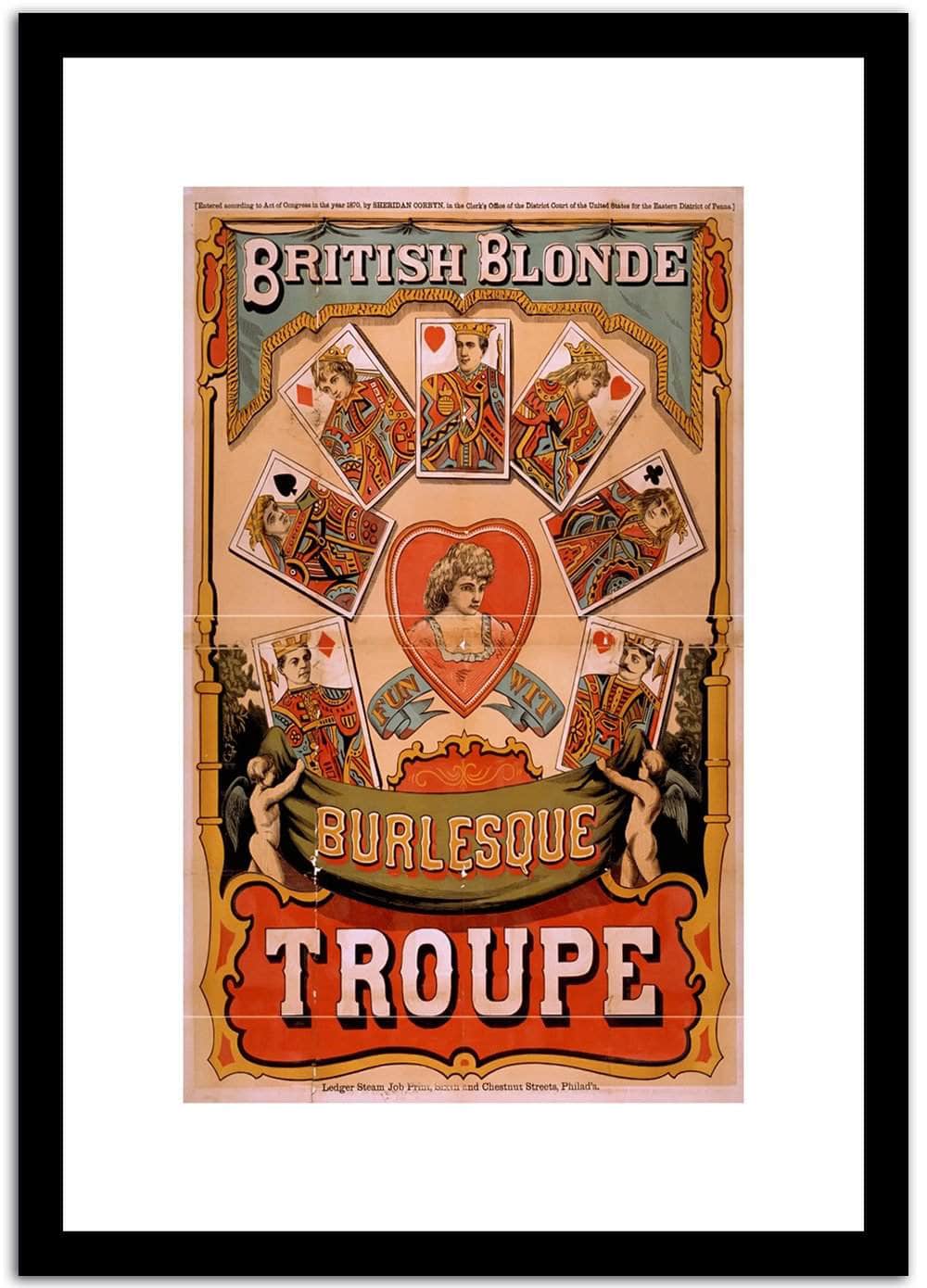 Troupe  Vintage Poster Fine Art Print