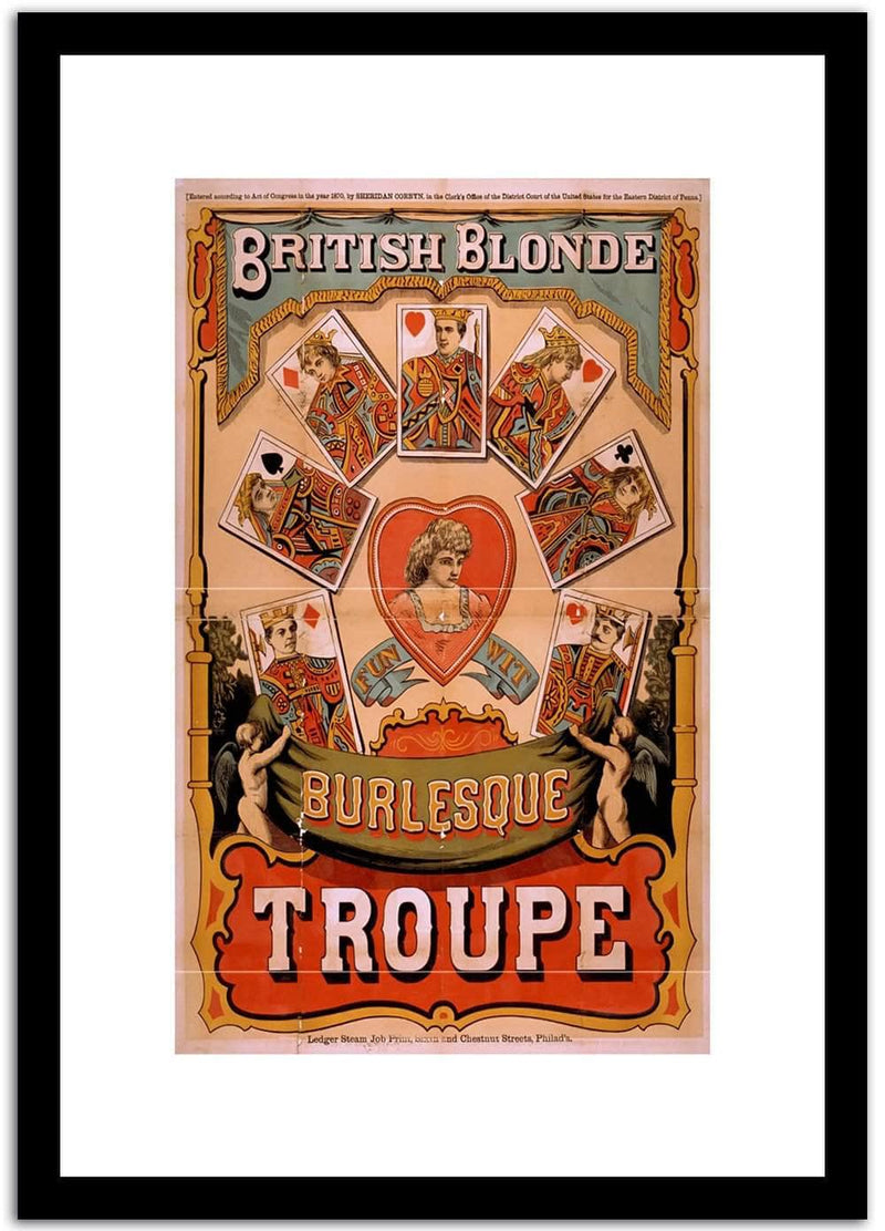 Troupe  Vintage Poster Fine Art Print