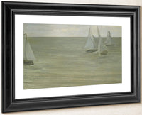 Trouville (Gray And Green, The Silver Sea) By James McNeill Whistler Fine Art Print
