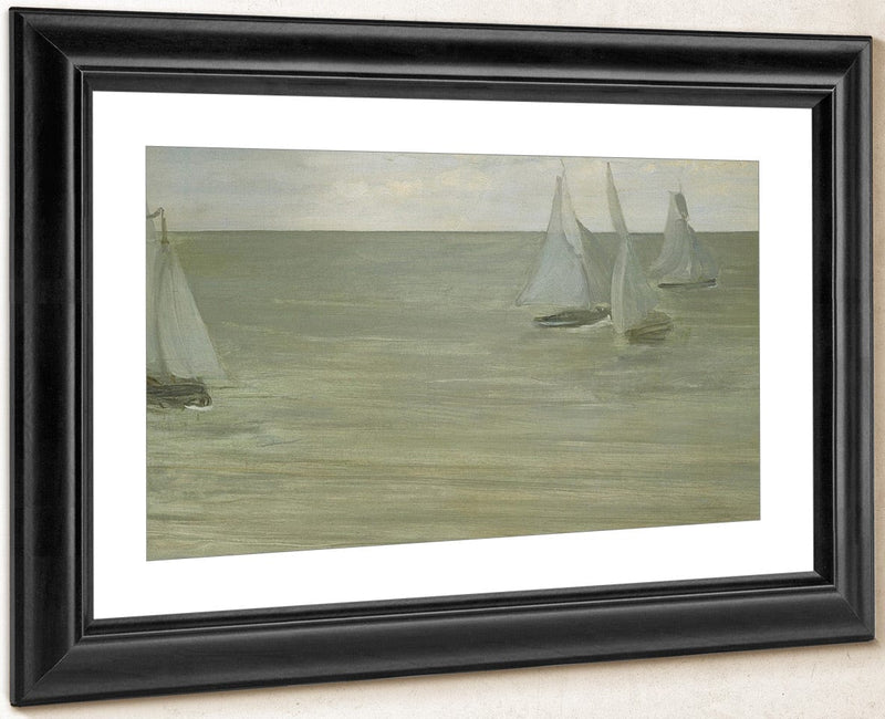 Trouville (Gray And Green, The Silver Sea) By James McNeill Whistler Fine Art Print