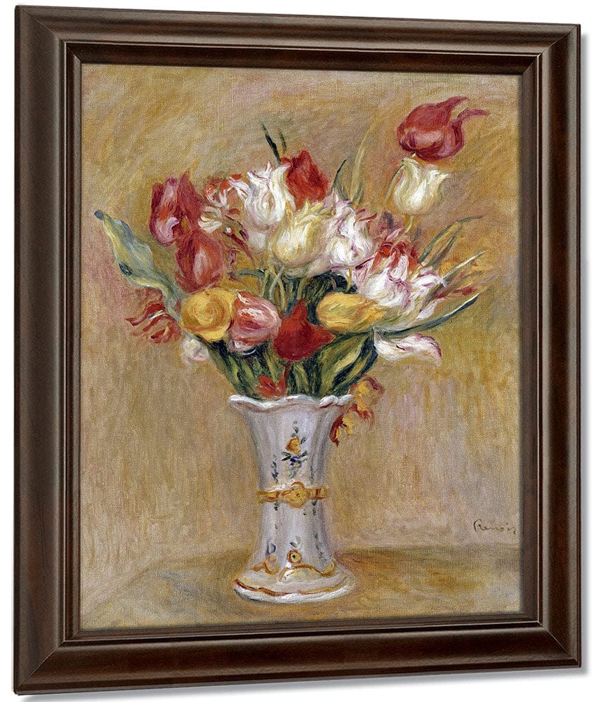 Tulipes, 1909 By Pierre Auguste Renoir Fine Art Print