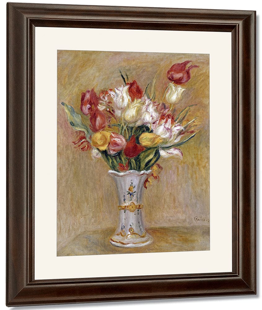 Tulipes, 1909 By Pierre Auguste Renoir Fine Art Print