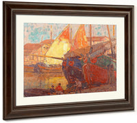 Tuna Boats By Edgar Payne Fine Art Print