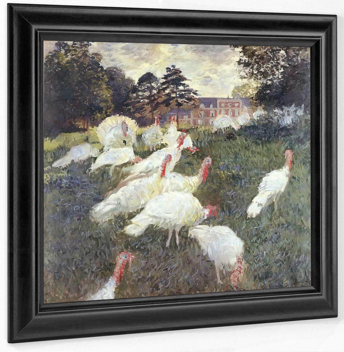 Turkeys By Claude Monet Fine Art Print