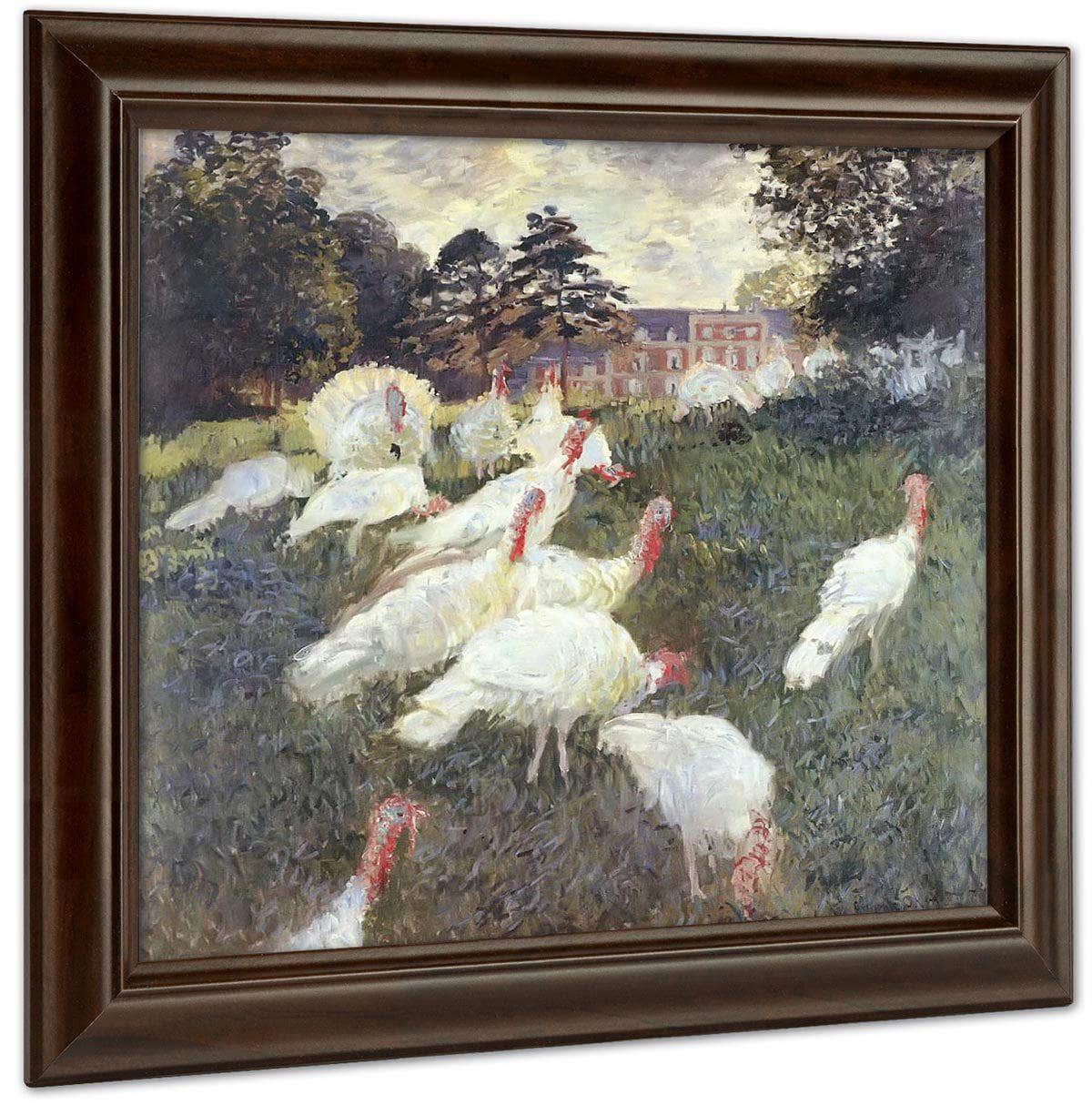 Turkeys By Claude Monet Fine Art Print