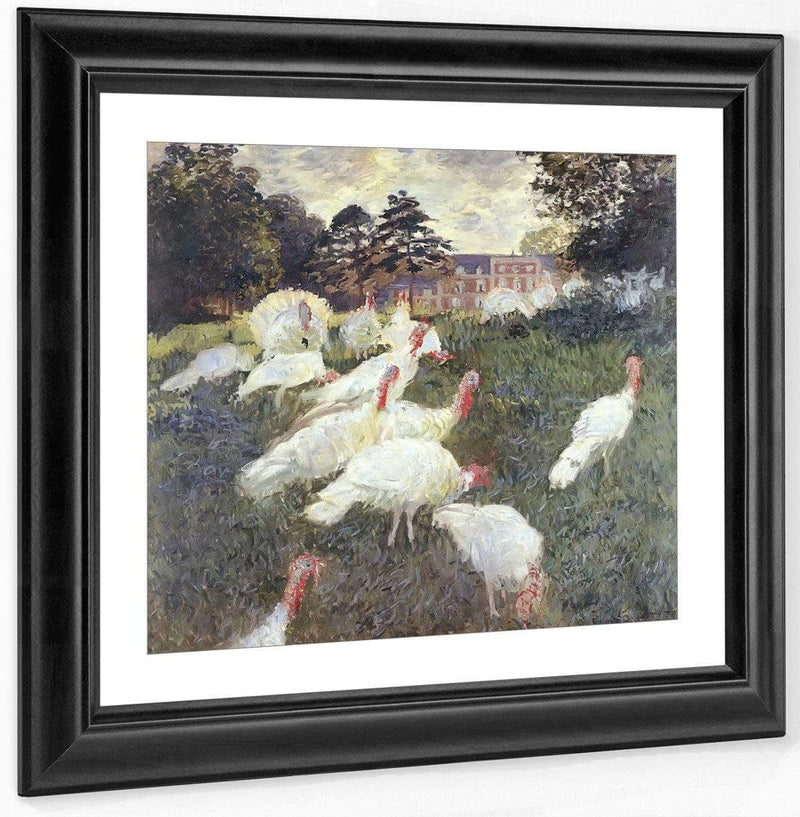Turkeys By Claude Monet Fine Art Print