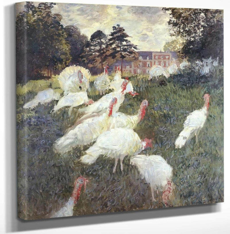 Turkeys By Claude Monet Fine Art Print