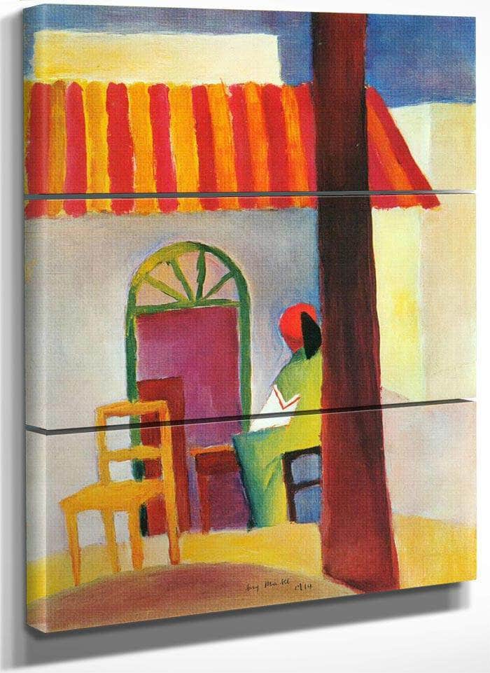 Turkish Cafe I By August Macke Fine Art Print