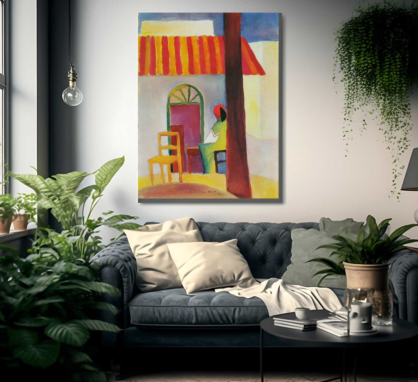 Turkish Cafe I By August Macke Fine Art Print