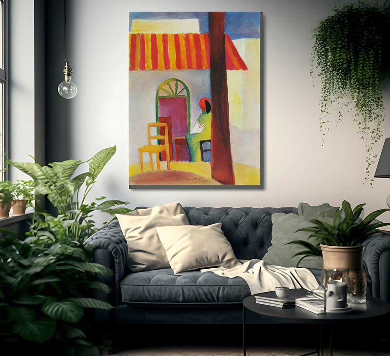 Turkish Cafe I By August Macke Fine Art Print