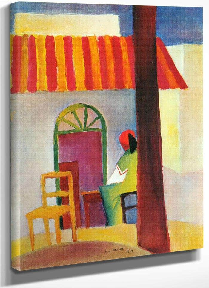 Turkish Cafe I By August Macke Fine Art Print