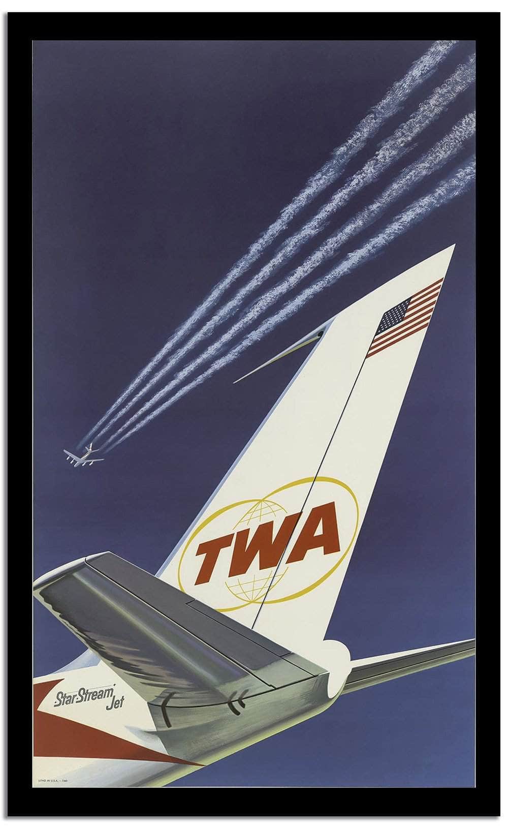 Twa  Vintage Poster Fine Art Print