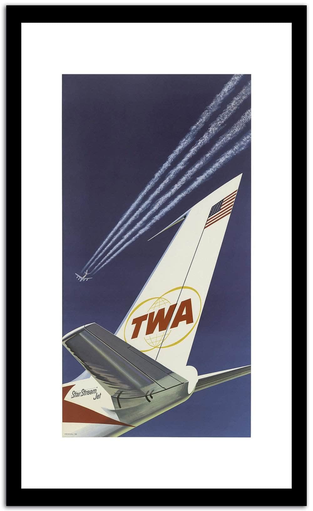 Twa  Vintage Poster Fine Art Print