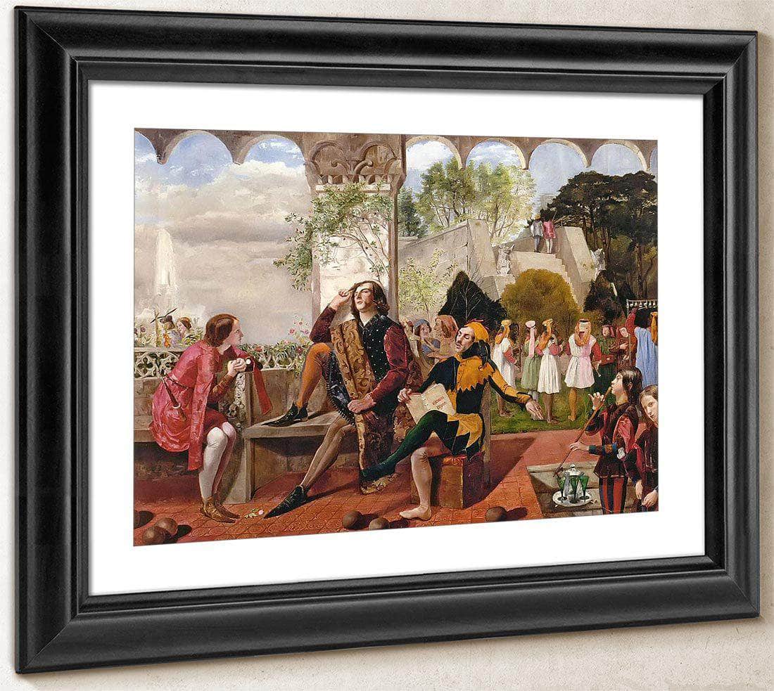 Twelfth Night By Walter Howell Deverell Fine Art Print