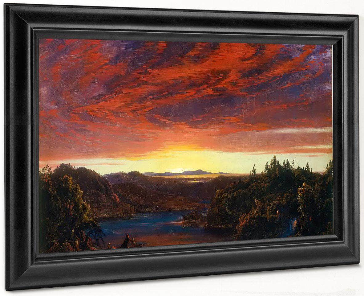 Twilight A Sketch By Frederic Edwin Church Fine Art Print