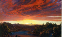 Twilight A Sketch By Frederic Edwin Church Fine Art Print