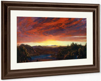 Twilight A Sketch By Frederic Edwin Church Fine Art Print