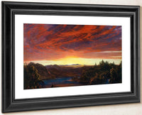 Twilight A Sketch By Frederic Edwin Church Fine Art Print