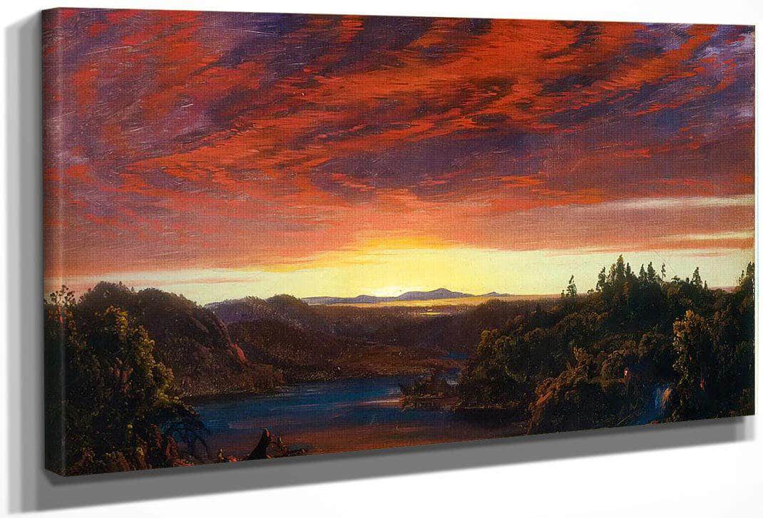 Twilight A Sketch By Frederic Edwin Church Fine Art Print