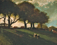 Twilight At Leeds By Winslow Homer Fine Art Print