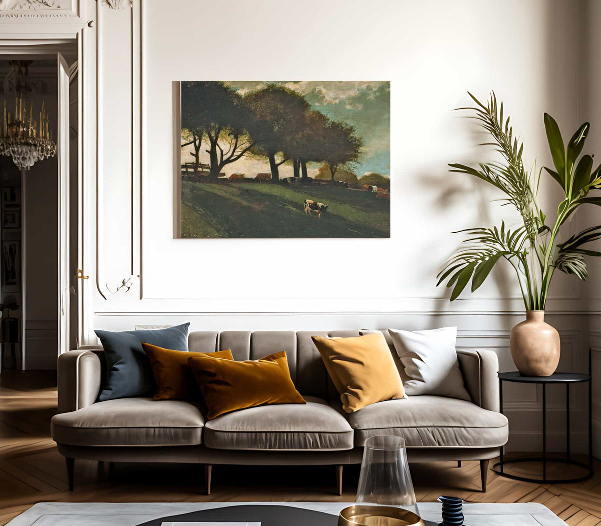 Twilight At Leeds By Winslow Homer Fine Art Print