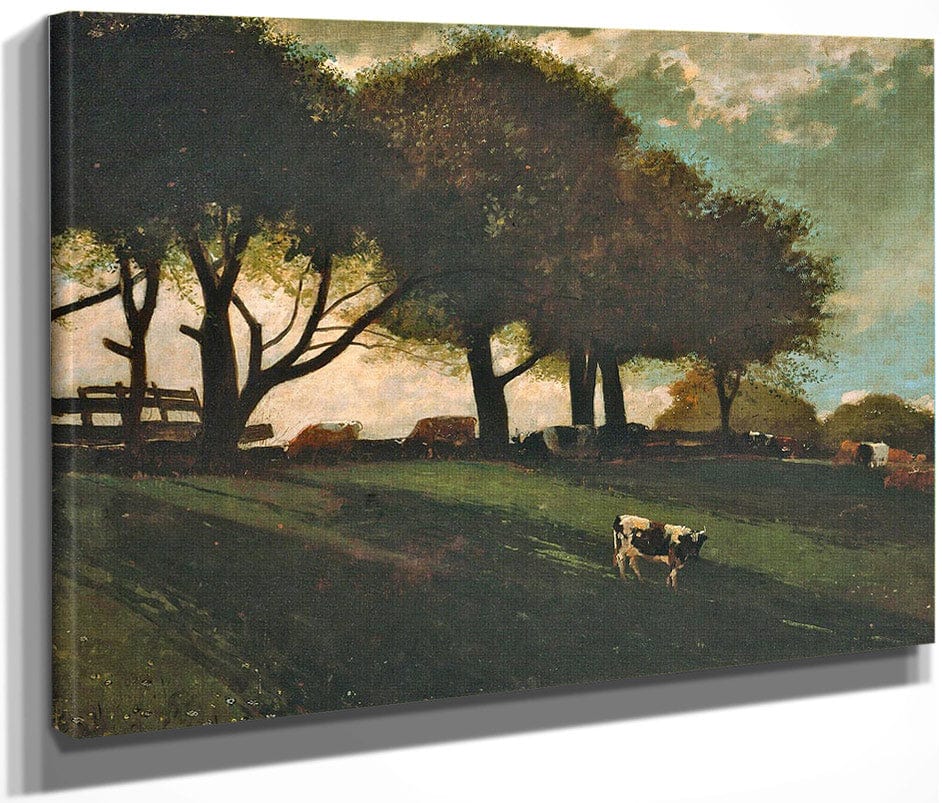 Twilight At Leeds By Winslow Homer Fine Art Print