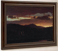 Twilight Catskill Mountain By Fredric Edwin Church Fine Art Print