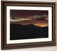 Twilight Catskill Mountain By Fredric Edwin Church Fine Art Print