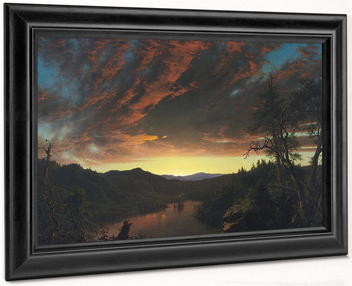 Twilight In The Wilderness 1860 By Frederic Edwin Church Fine Art Print