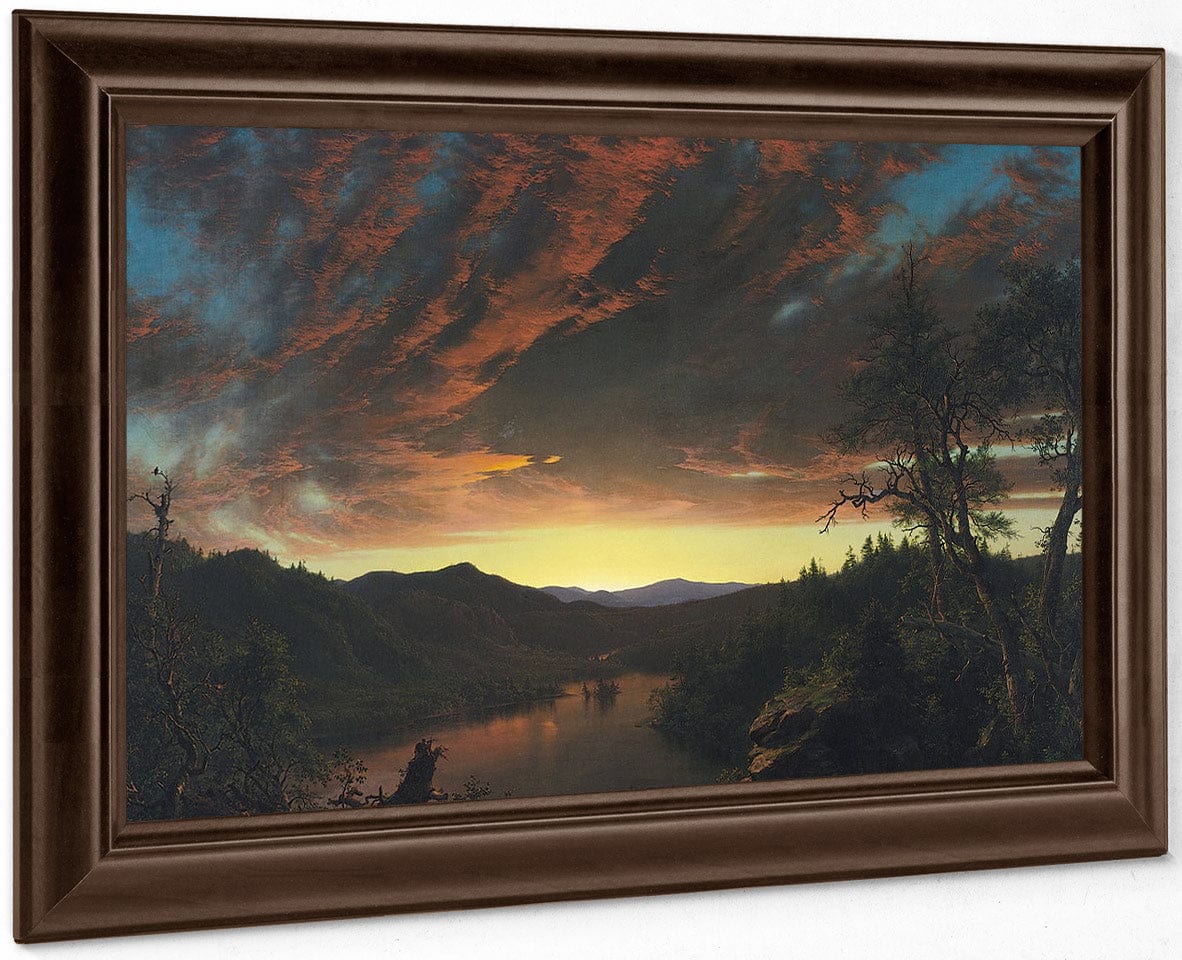Twilight In The Wilderness 1860 By Frederic Edwin Church Fine Art Print