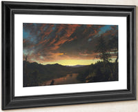 Twilight In The Wilderness 1860 By Frederic Edwin Church Fine Art Print