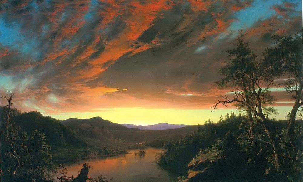 Twilight In The Wilderness By Frederic Edwin Church Fine Art Print