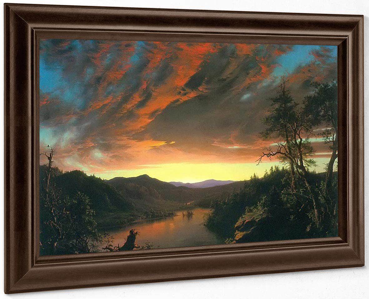 Twilight In The Wilderness By Frederic Edwin Church Fine Art Print