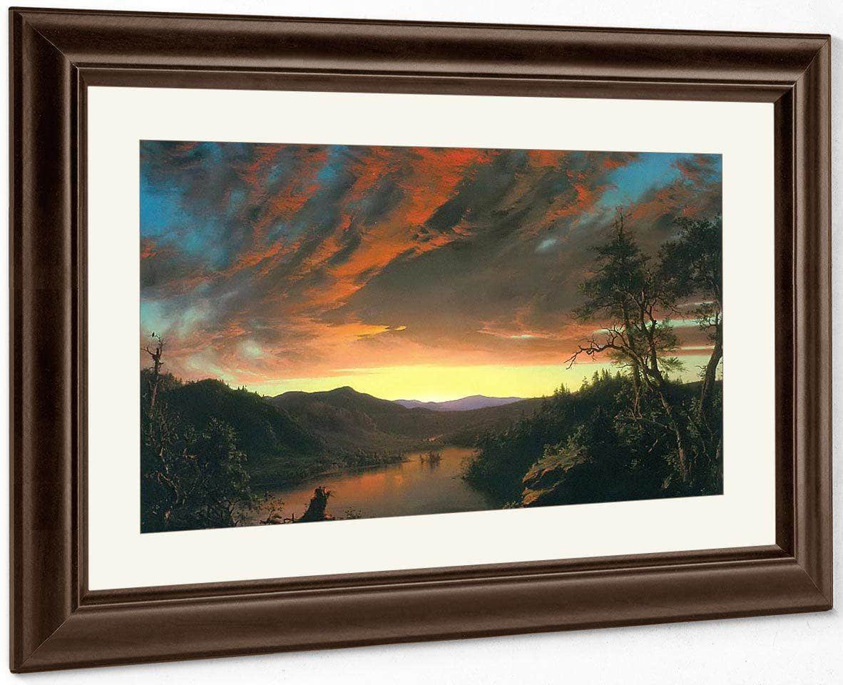 Twilight In The Wilderness By Frederic Edwin Church Fine Art Print
