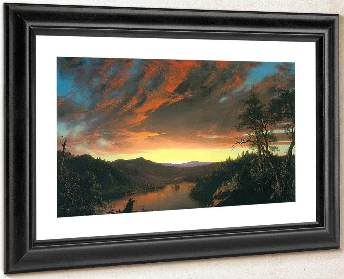 Twilight In The Wilderness By Frederic Edwin Church Fine Art Print