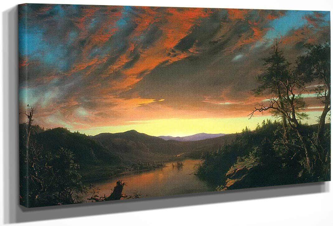 Twilight In The Wilderness By Frederic Edwin Church Fine Art Print