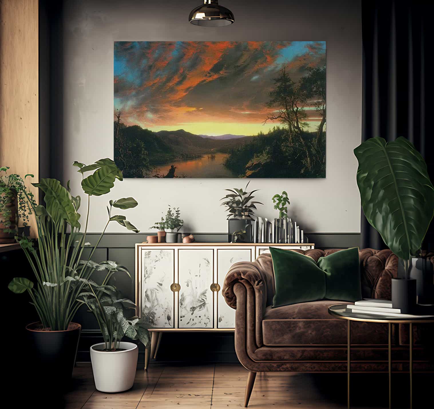 Twilight In The Wilderness By Frederic Edwin Church Fine Art Print