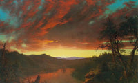 Twilight In The Wilderness By Fredric Edwin Church Fine Art Print