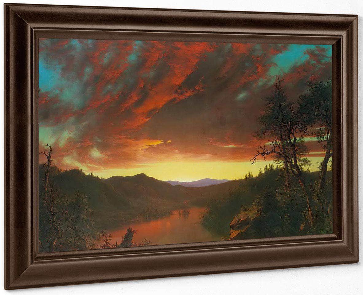 Twilight In The Wilderness By Fredric Edwin Church Fine Art Print