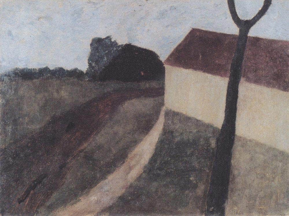 Twilight Landscape With House And Fork By Paula Modersohn Becker Fine Art Print