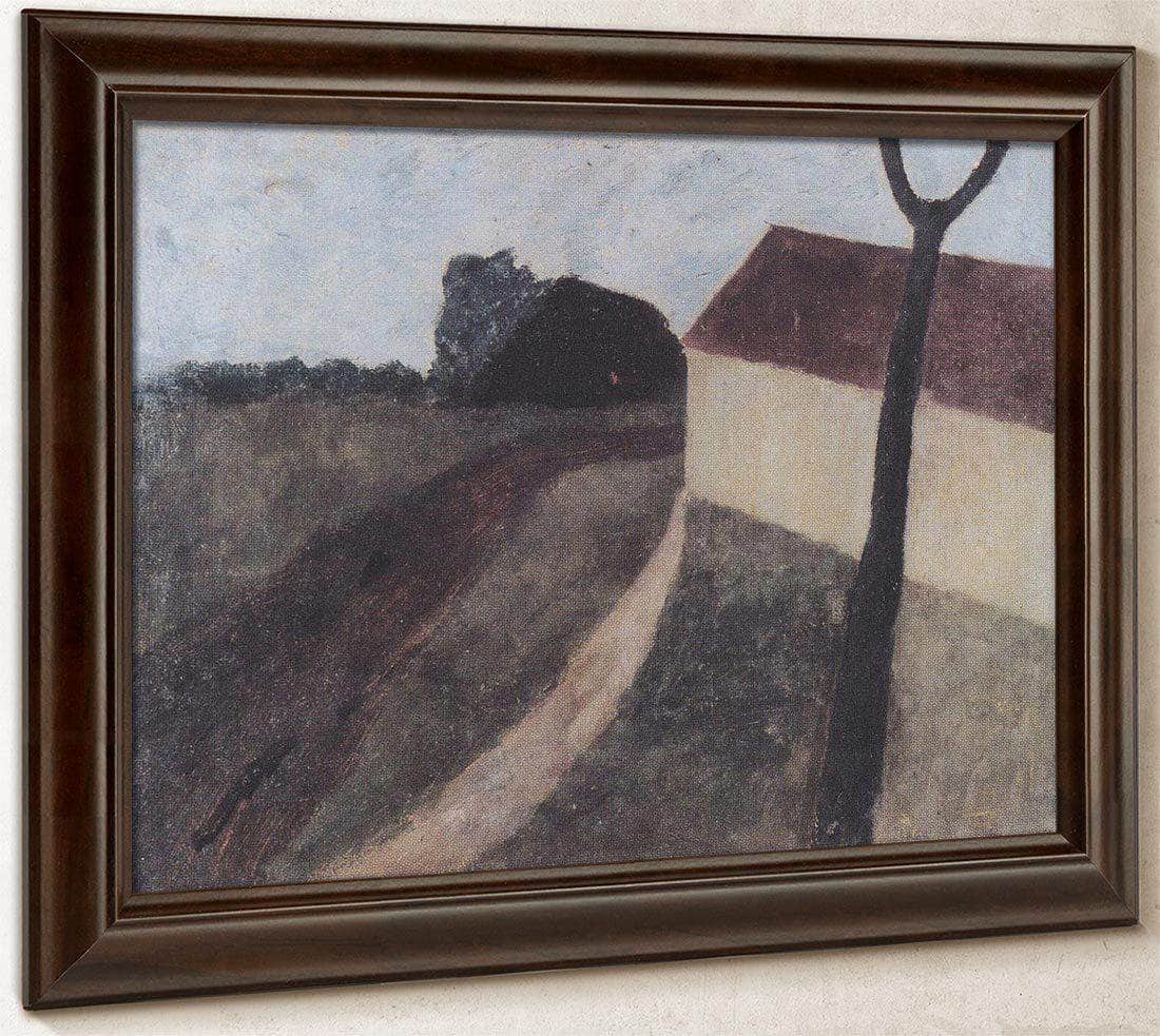 Twilight Landscape With House And Fork By Paula Modersohn Becker Fine Art Print